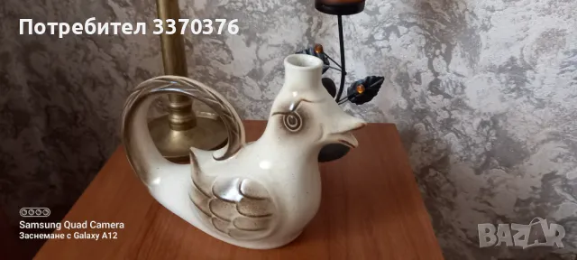 Немска кана-керамика-птица, снимка 3 - Декорация за дома - 48959184