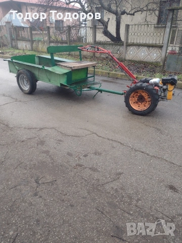 Мотоблок пловдивски акме след основно рециклиране с ремарке., снимка 4 - Селскостопанска техника - 53600745