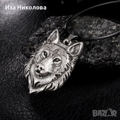 Викингски медальон с вълк, снимка 3 - Други - 40762033