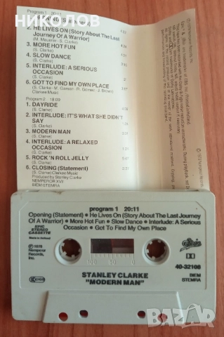 STANLEY CLARKE, снимка 2 - Аудио касети - 51648850