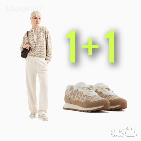 Комплект Trousers Armani Exchange И Маратонки Armani Exchange , снимка 1