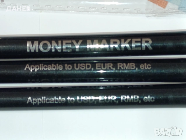 Маркер за проверка на фалшиви банкноти - евро, долари, лева и други., снимка 2 - Друго - 53374788
