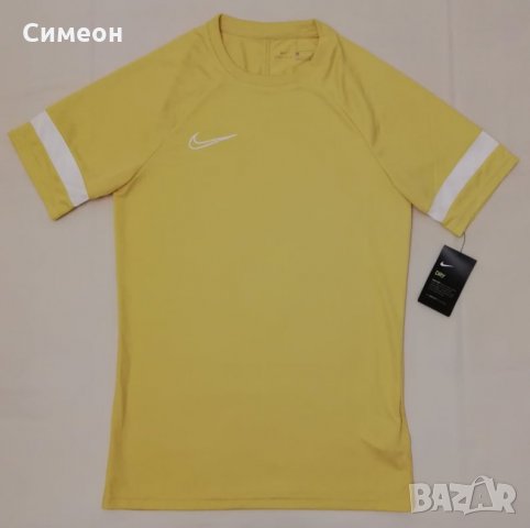 Nike DRI-FIT Academy 21 Shirt оригинална тениска S Найк спорт фланелка, снимка 1 - Спортни дрехи, екипи - 35740442