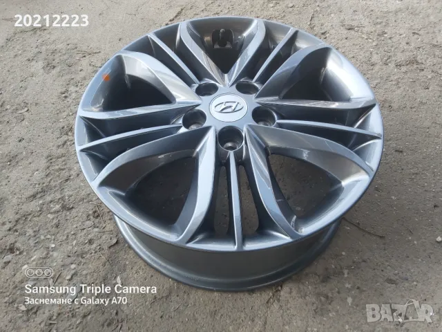 1 брой алуминиева джанта за Hyundai ix35 17, снимка 3 - Гуми и джанти - 49771253