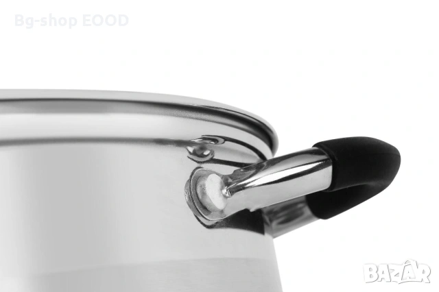 Премиум Комплект 3 Тенджери от неръждаема стомана с капаци, 2.1L, 3L, 4L, снимка 4 - Съдове за готвене - 53743997