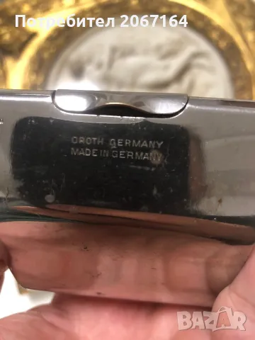 Рядка германска острилка за бръснарски ножчета 1920г., снимка 10 - Антикварни и старинни предмети - 48655774