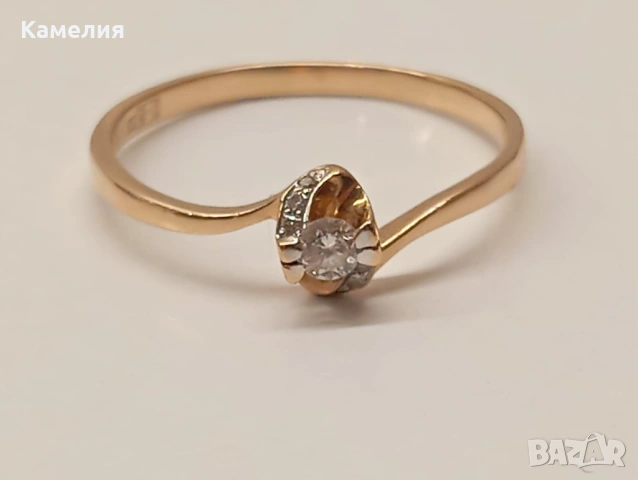 Руско злато , снимка 2 - Пръстени - 53380198