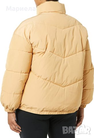 Голямо дамско яке за дами с големи сърца Daily Ritual Short Puffer Jacket Light Camel, XXL Large, снимка 3 - Якета - 40935226