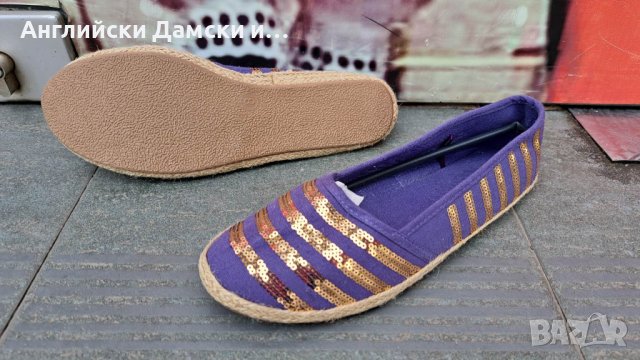 Английски дамски еспадрили , снимка 4 - Дамски ежедневни обувки - 40857504
