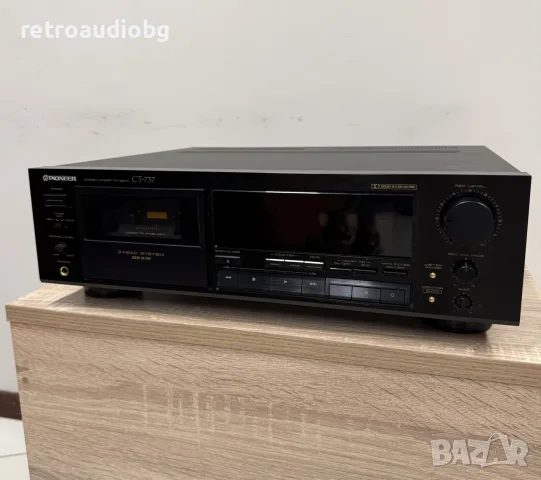 🔈Винтидж триглав дек PIONEER CT-737 - Made in Japan - профилактиран🔈, снимка 5 - Декове - 56012119