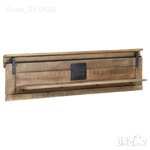 Стенна полица в индустриален стил