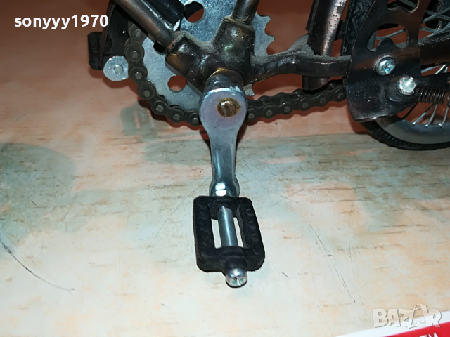 МЕТАЛНО МАСИВНО КОЛЕЛО ВНОС ШВЕЦИЯ 1604222012, снимка 12 - Антикварни и старинни предмети - 36478207