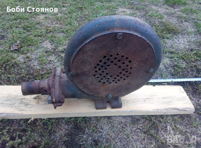 Ретро чугунен вентилатор за ковашко огнище, снимка 5 - Други инструменти - 52110133