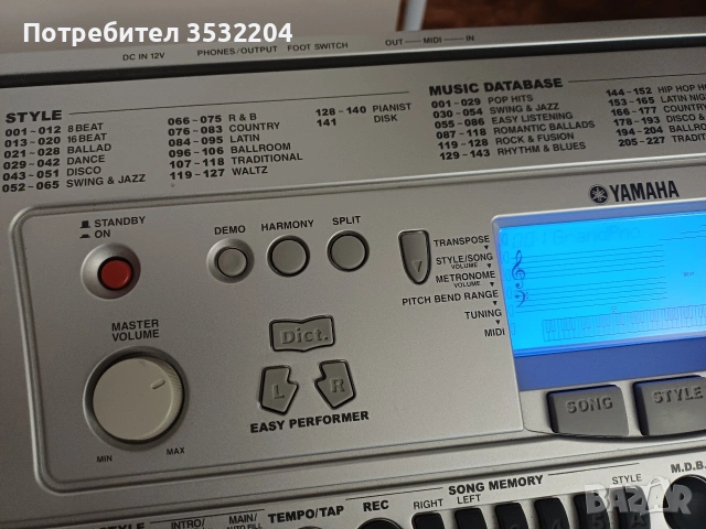 Синтезатор Ямаха PSR 450, снимка 13 - Синтезатори - 53133068