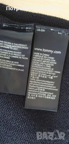 Tommy Hilfiger Organic Cotton Mens Size L НОВО! ОРИГИНАЛ! Мъжки Памучен Пуловер!, снимка 14 - Пуловери - 48416708
