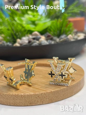 обеци от висококачествена стомана  Louis Vuitton celine ysl saint laurent fendi , снимка 6 - Обеци - 53744762