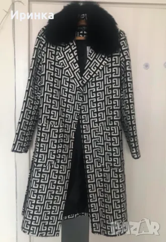  BALMAIN eлегантно дамско палто НОВО , снимка 5 - Палта, манта - 43295212