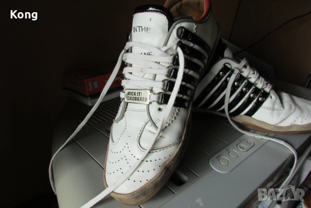 Мъжки кубинки Dr. Martens 1460 Royal Blue Обувки естествена кожа DSQUARED2 маратонки , снимка 10 - Мъжки боти - 53089776