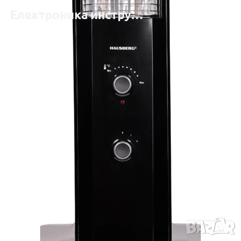 Инфрачервена печка Hausberg HB-8560, 2300W, регулируем термостат, сигнална лампа за 3 позиции, черен, снимка 5 - Друга електроника - 47780658