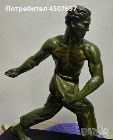Бронзова Скулптора, Александър Келети 1930г. , снимка 9 - Антикварни и старинни предмети - 53013467