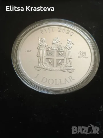 Колекционерска сребърна монета Harry Potter Wizarding World 1 Oz Silver 2020 (Fiji), снимка 3 - Нумизматика и бонистика - 55998650
