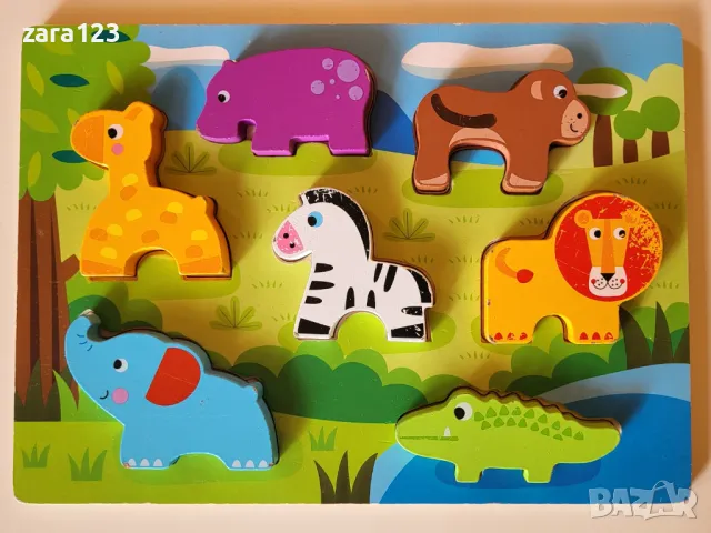 Дървен 3D пъзел Tooky Toy