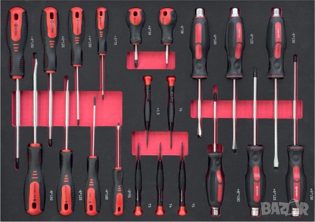 Количка за инструменти оборудвана с 258 броя инструменти, снимка 6 - Други инструменти - 51993756