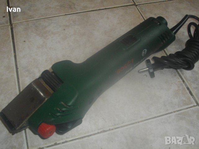 Швейцарски Оригинален Мини Лентов Шлайф-BOSCH PVS300AE-300 Вата/2009г-Отличен-Бош, снимка 8 - Други инструменти - 42427711