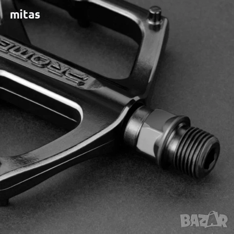 Алуминиеви педали PROMEND M29, Капсуловани лагери, Антиплъзгащи, Черни, снимка 10 - Части за велосипеди - 50956213