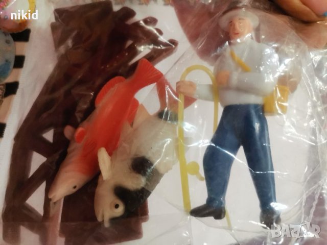 Рибар риболов Риба мост пластмасови фигурки играчки украса декор торта пластмасови, снимка 2 - Фигурки - 42195505