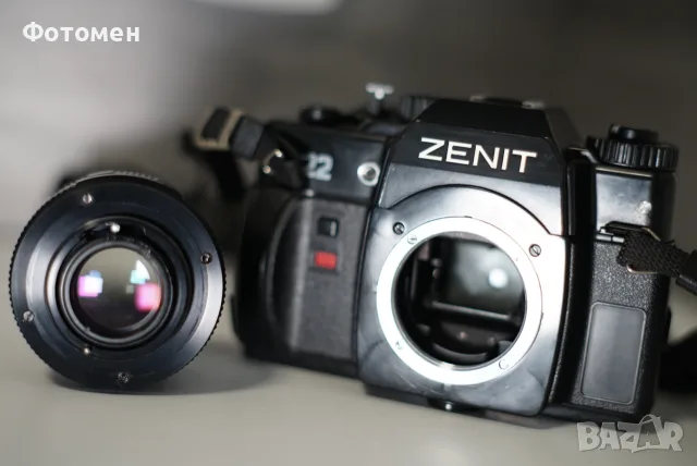 Zenit 122 с Helios 44-6, снимка 4 - Фотоапарати - 55823483