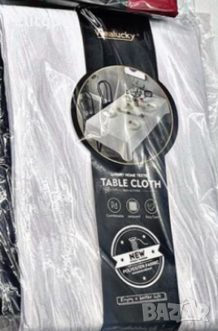 Елегантна правоъгълна покривка за маса от плат – за стилни вечери и специални поводи, снимка 3 - Други стоки за дома - 52832220