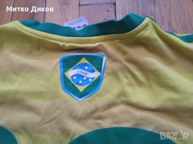 Бразилия маркова тениска на Адидас специално издание №10 Кака памук реален размер М, снимка 8 - Футбол - 41507824