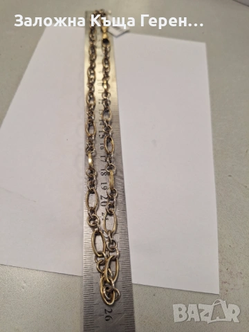 Златен синджир 13,86гр.14к, снимка 3 - Колиета, медальони, синджири - 53765822