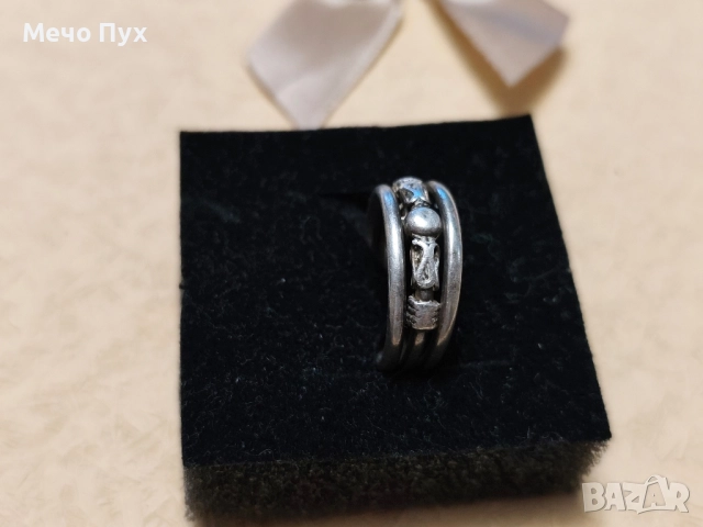 Сребърен пръстен (295), снимка 3 - Пръстени - 52298437