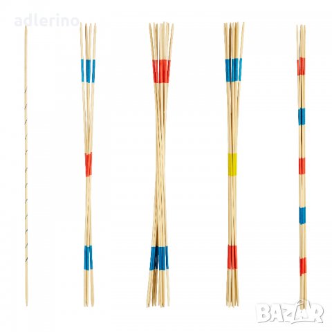 МЕГА Микадо, игра микадо, 90 см, Макси микадо, микадо за плаж, парк, градина, снимка 6 - Други игри - 34316361