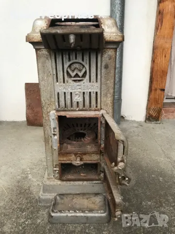 Винтидж печка на дърва и въглища Вулкань, снимка 7 - Отоплителни печки - 47656560