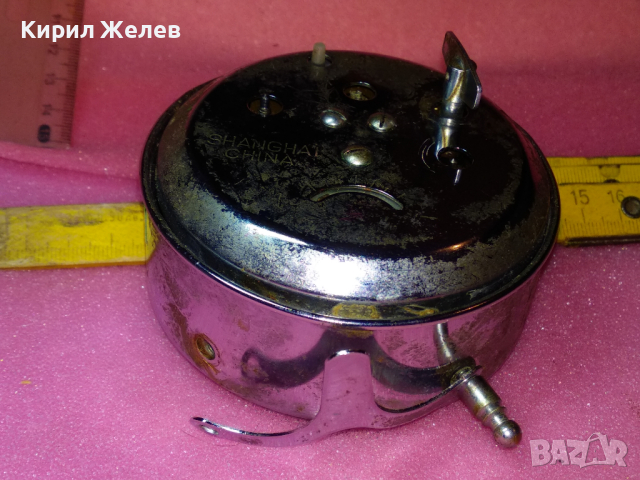 SHANGHAI CHINA Стар РЯДЪК КОЛЕКЦИОНЕРСКИ РЕТРО МЕХАНИЧЕН КИТАЙСКИ БУДИЛНИК ШАНХАЙ 28696, снимка 16 - Антикварни и старинни предмети - 44545936