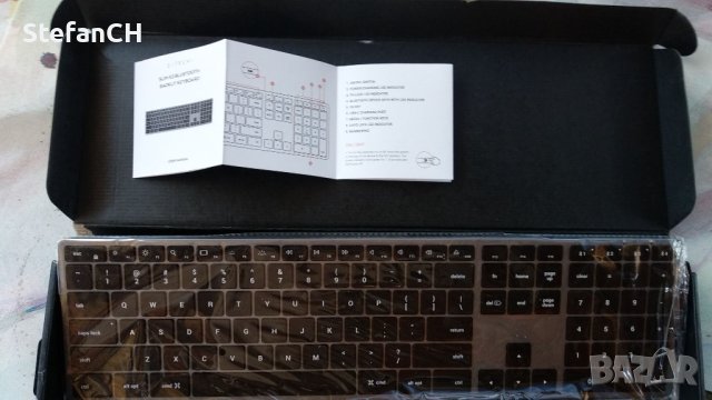 за части - SATECHI Slim X3 Bluetooth Backlit Keyboard US Space Grey, снимка 6 - Клавиатури и мишки - 41702892