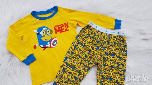 Детска пижама Миньони - 2 години, снимка 2 - Бебешки пижами - 36007034