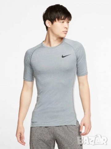 NIKE Тениска M TOP SS TIGHT, снимка 3 - Тениски - 34101514