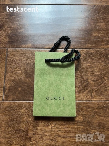 Малка Подаръчна Бутикова Торбичка Gucci Beauty Зелена (17 x 11 x 6 см), снимка 2 - Други - 51074367