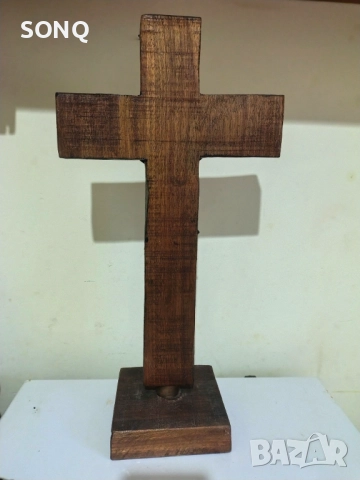 Уникално Старо Разпятие Кръст, снимка 9 - Антикварни и старинни предмети - 52824160