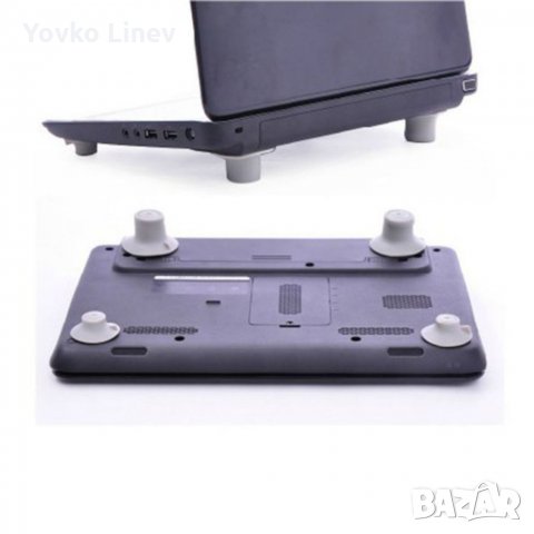 ГУМЕНИ КРАЧЕТА ЗА ЛАПТОП ИЛИ ДРУГА ТЕХНИКА - 4 БРОЯ В КОМПЛЕКТ, снимка 4 - Лаптоп аксесоари - 35798167