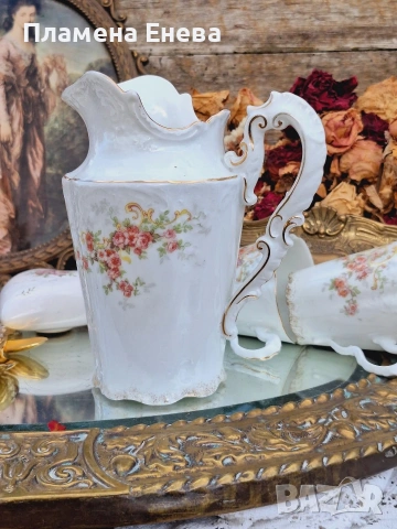 Антикварен порцеланов сет, снимка 8 - Антикварни и старинни предмети - 53092391