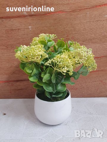 Изкуствени цветя в кашпи , снимка 2 - Изкуствени цветя - 34530598