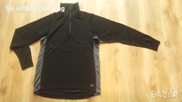 DEVOLD SPIRIT ZIP NECK 50% MERINO WOOL размер XL термо блуза 50 % Мерино Вълна - 2212
