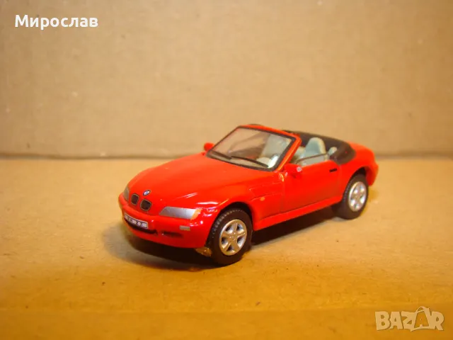 1:72 HONGWELL BMW Z 3 ИГРАЧКА КОЛИЧКА МОДЕЛ, снимка 6 - Колекции - 48500776