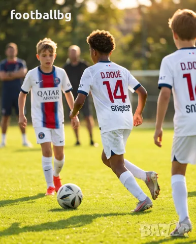 D. DOUE 14 ❤️⚽️ детско юношески футболни екипи PSG 💙⚽️ НОВО сезон 2026-27 година , снимка 4 - Футбол - 34058545