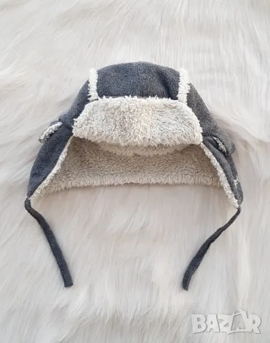 Детска шапка ушанка 1-2 години , снимка 10 - Бебешки шапки - 47580778